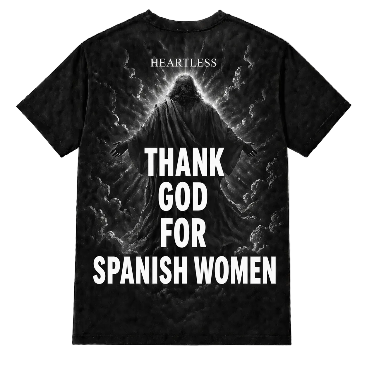 Heartless "Thanks God Spanish" T-shirt